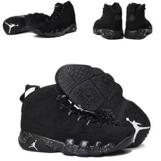 Air Jordan 9 Suede Black Dotted